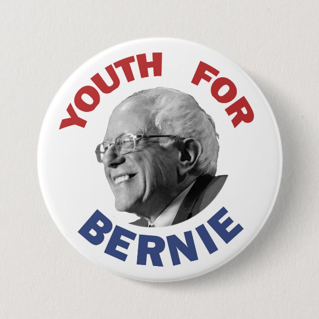 Badge Rond 7,6 Cm Jeunesse pour Bernie (Devant)