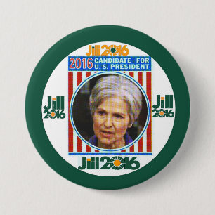 Badge Rond 7,6 Cm Jill Stein 2016