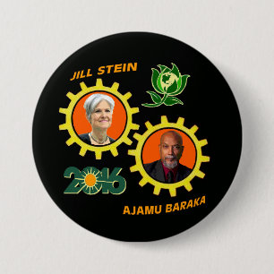 Badge Rond 7,6 Cm Jill Stein/Ajamu Baraka