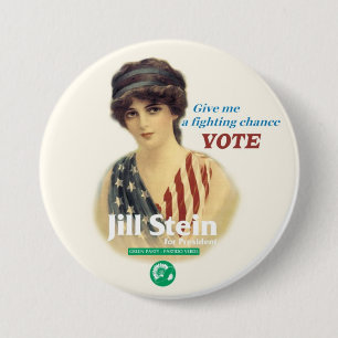 Badge Rond 7,6 Cm Jill Stein pour le président