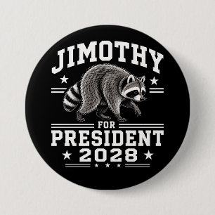Badge Rond 7,6 Cm Jimothy président 2028