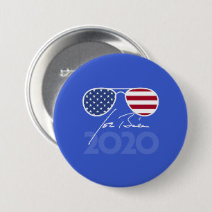 Badge Rond 7,6 Cm Joe Biden Aviators 2020