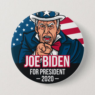 Badge Rond 7,6 Cm Joe Biden pour l'élection présidentielle de 2020