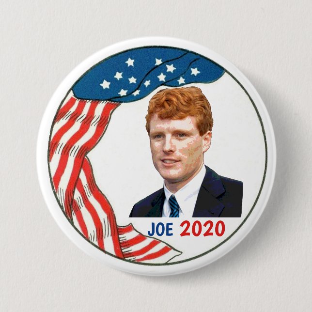 Badge Rond 7,6 Cm Joe Kennedy 2020 (Devant)