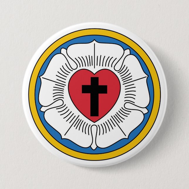 Badge Rond 7,6 Cm Joint de Martin Luther (Devant)