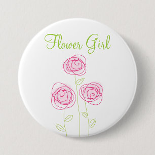 Badge Rond 7,6 Cm Joli bouton de répétition de petits bouquets de