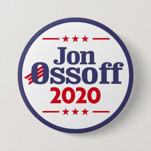 Badge Rond 7,6 Cm Jon Ossoff 2020