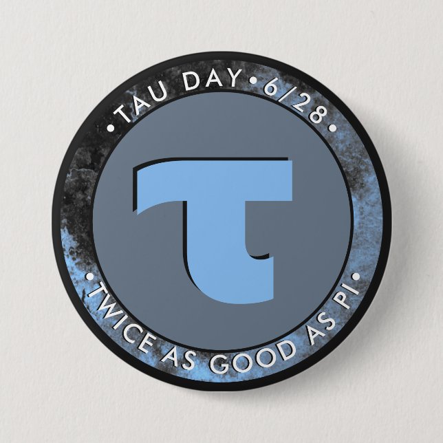 Badge Rond 7,6 Cm Jour du Tau (Devant)