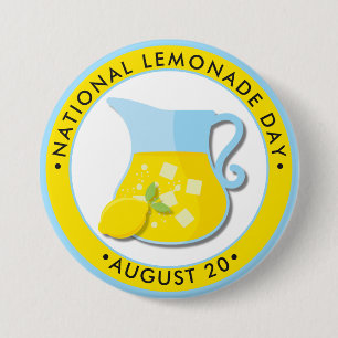 Badge Rond 7,6 Cm Journée nationale de la citronnelle