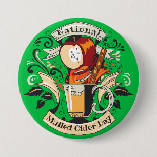 Badge Rond 7,6 Cm Journée nationale du cidre multicouche
