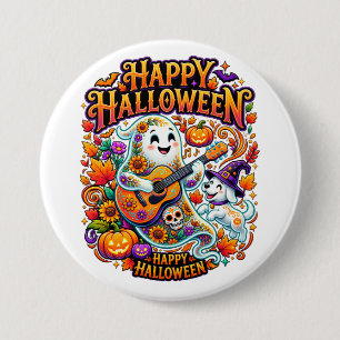 Badge Rond 7,6 Cm joyeux halloween