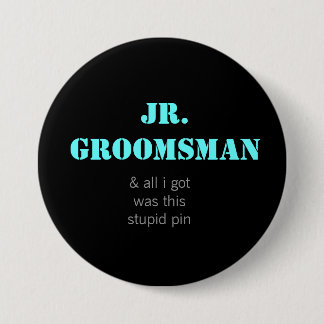 Badge Rond 7,6 Cm Jr. Groomsman