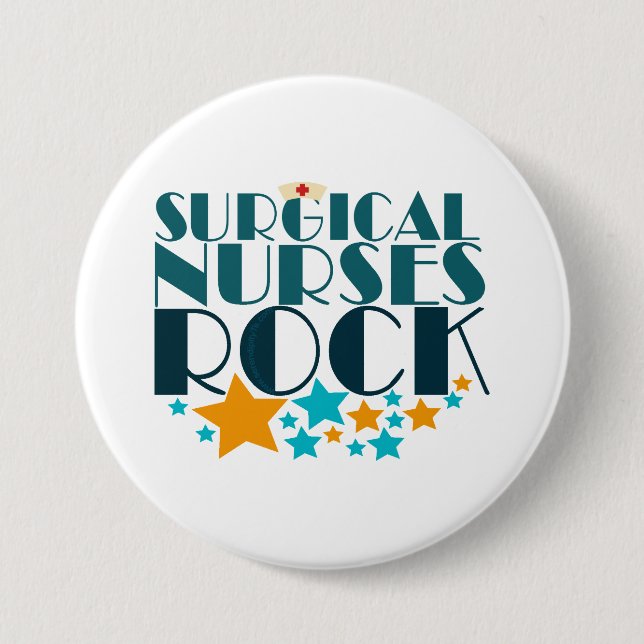Badge Rond 7,6 Cm Jupe de Surgical (Devant)