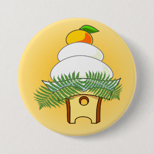 Badge Rond 7,6 Cm Kagami mochi