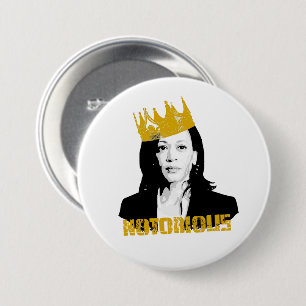 Badge Rond 7,6 Cm Kamala Harris