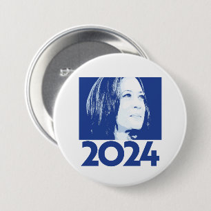 Badge Rond 7,6 Cm Kamala Harris 2024
