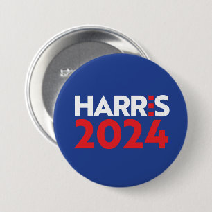 Badge Rond 7,6 Cm Kamala Harris 2024