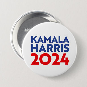 Badge Rond 7,6 Cm Kamala Harris 2024