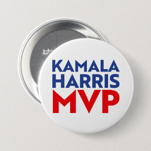 Badge Rond 7,6 Cm Kamala Harris MVP 2024