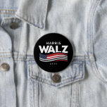 Badge Rond 7,6 Cm Kamala Harris Tim Walz Valse 2024 Election<br><div class="desc">Kamala Harris Tim Walz Valse 2024 Election</div>