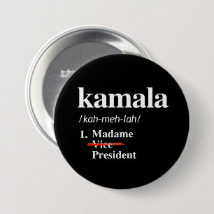 Badge Rond 7,6 Cm Kamala Harris Vice-présidente