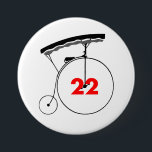 Badge Rond 7,6 Cm Kathy en harmonie 22<br><div class="desc">Les " militaires de carrière obtiennent le premier sur la maison."</div>