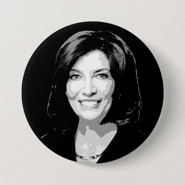 Badge Rond 7,6 Cm Kathy Hochul (Devant)