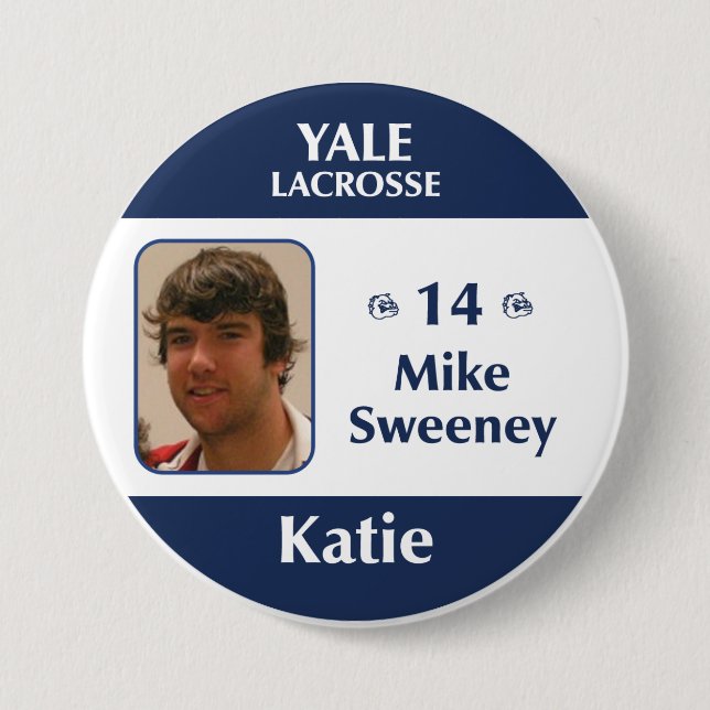 Badge Rond 7,6 Cm Katie - Mike Sweeney (Devant)