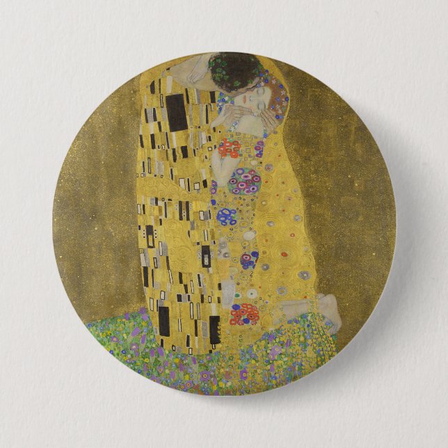 Badge Rond 7,6 Cm Klimt est le baiser (Devant)