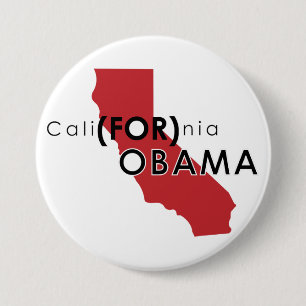 Badge Rond 7,6 Cm La Californie