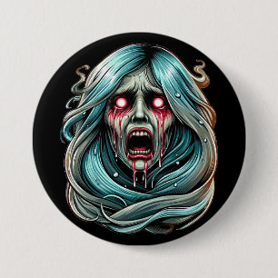 Badge Rond 7,6 Cm La Llorona pleure le fantôme Spirit Folklore Mexic