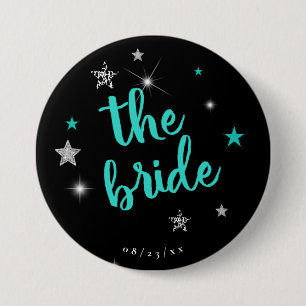 Badge Rond 7,6 Cm La Mariée Disco Enterrement de Vie de Jeune Fille 