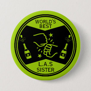 Badge Rond 7,6 Cm La meilleure soeur du monde