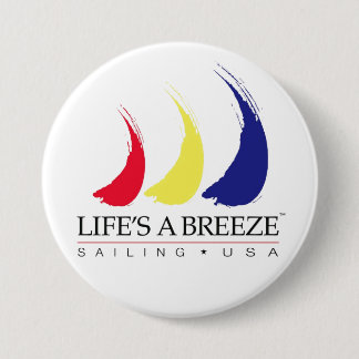 Badge Rond 7,6 Cm La vie est un bouton de