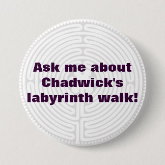 Badge Rond 7,6 Cm labyrinthe