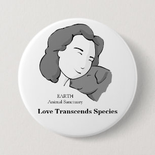Badge Rond 7,6 Cm L'amour dépasse le bouton d'espèces