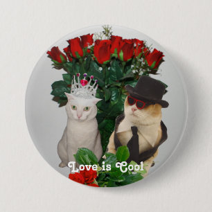 Badge Rond 7,6 Cm L'amour est frais