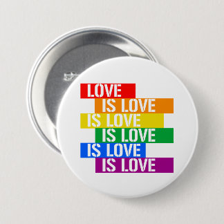 Badge Rond 7,6 Cm L'amour est l'amour