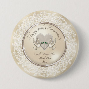 Badge Rond 7,6 Cm L'anniversaire personnalisé favorise bon marché