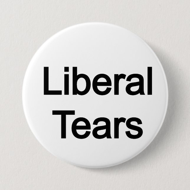 Badge Rond 7,6 Cm Larmes libérales (Devant)