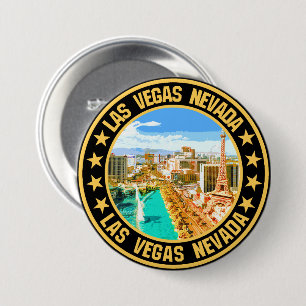 Badge Rond 7,6 Cm Las vegas