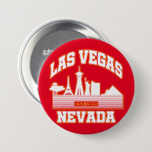 Badge Rond 7,6 Cm Las Vegas, Nevada