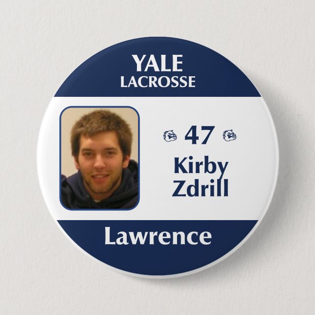 Badge Rond 7,6 Cm Lawrence - Kirby Zdrill (Devant)