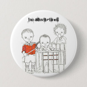 Badge Rond 7,6 Cm Le bébé de janv. Shackelford boutonne 02