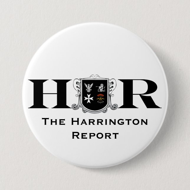 Badge Rond 7,6 Cm Le bouton de rapport de Harrington (Devant)