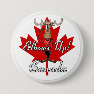 Badge Rond 7,6 Cm Le Canada se lève