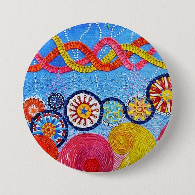 Badge Rond 7,6 Cm Le changement de pièce en t (Devant)