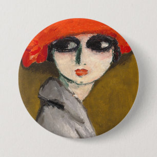 Badge Rond 7,6 Cm Le Coquelicot ( Corn Poppy ) By Kees Van Dongen