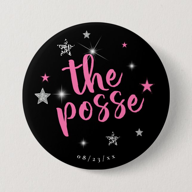 Badge Rond 7,6 Cm Le Disco Bachelorette ID925 (Devant)