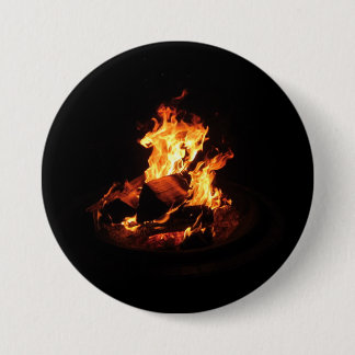 Badge Rond 7,6 Cm Le feu sauvage